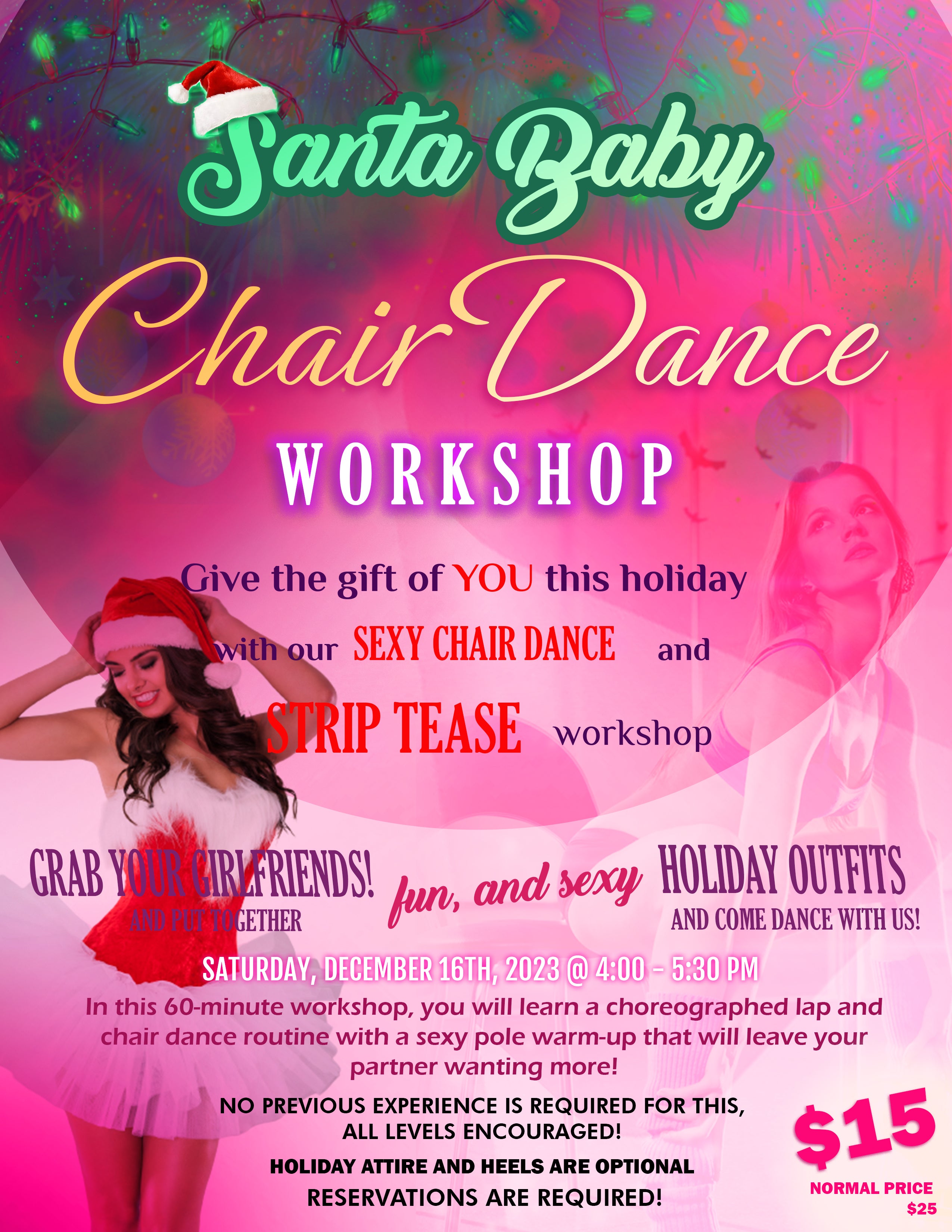 Santa Baby Chair Dance – Stiletto Gym Mobile