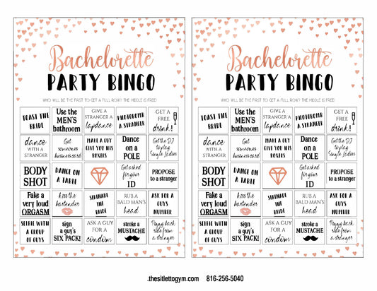 Bachelorette Bingo