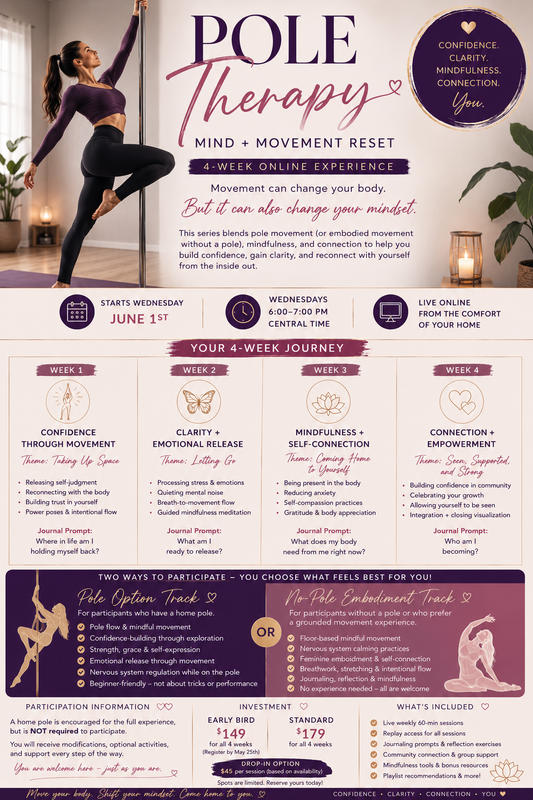 Virtual Pole Therapy Workshop June 1, 2026